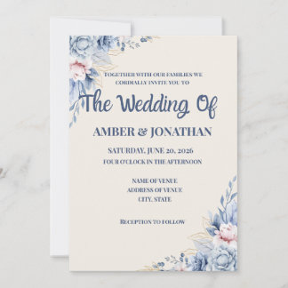 Cartes d'invitation de mariage 