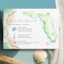 Cartes d'invitation de mariage à l'aquarelle de pl