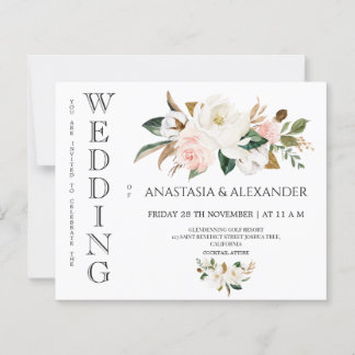 Cartes d'invitation de mariage à petit budget