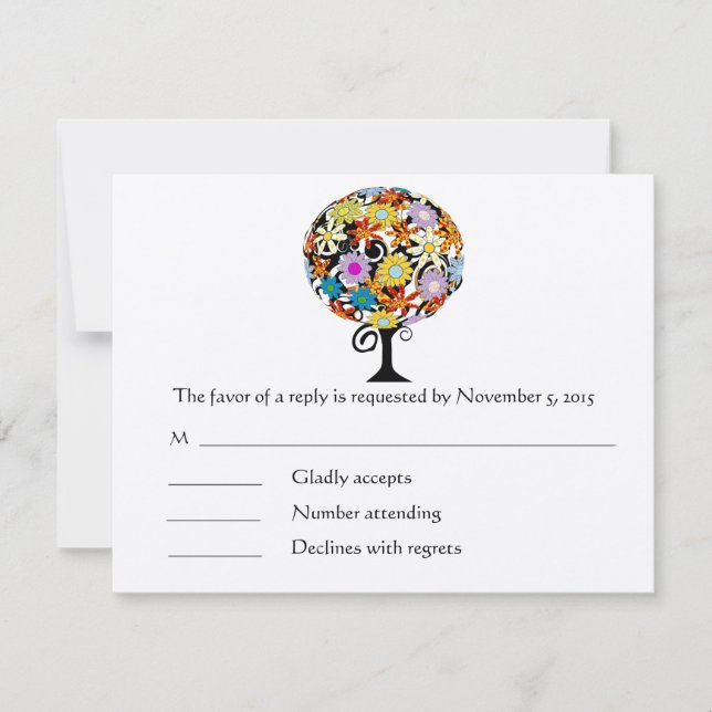 Cartes d'invitation de mariage Cercle d'amour de l (Devant)