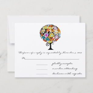 Cartes d'invitation de mariage Cercle d'amour de l