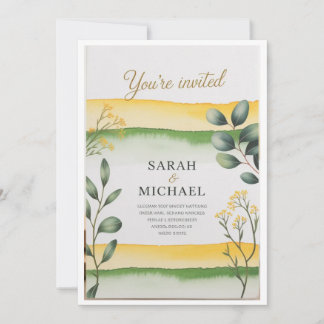 Cartes d'invitation de mariage de luxe 💍 – Modern