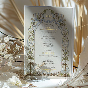Cartes d'invitation de mariage Élégance Royale Vic