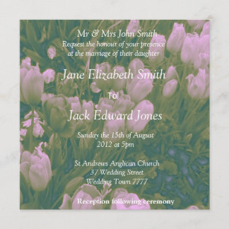 Cartes d'invitation de mariage personnalisées aux