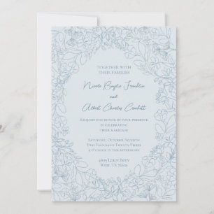 Cartes d'invitation de mariage Spring Whimsy