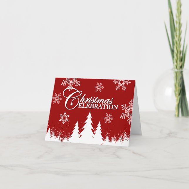 Cartes d'invitation de Noël (Devant)