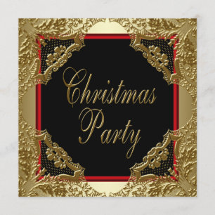 Cartes d'invitation de Noël pour la soirée d'entre
