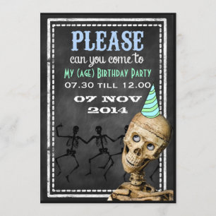 Cartes d'invitation drôles pour fête d'enfants sur