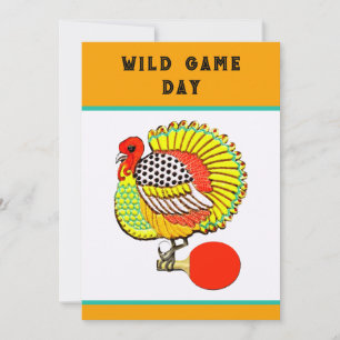 Cartes d'invitation drôles pour le repas de Thanks