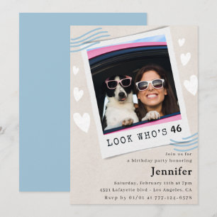 Cartes d'invitation drôles pour ses 46 ans Photo p