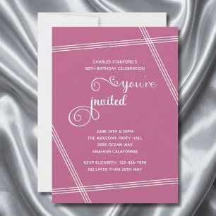 Cartes d'invitation élégantes et modernes pour un