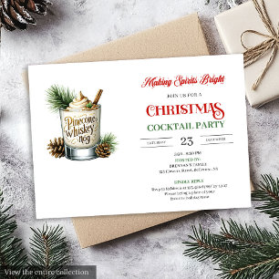 Cartes d'invitation élégantes pour cocktails de fê
