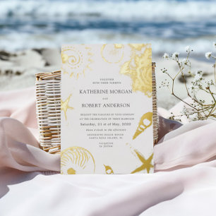 Cartes d'invitation élégantes pour mariage avec co