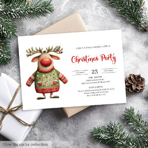 Cartes d'invitation festives imprimables modernes 