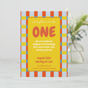 Cartes d'invitation Fun to be One