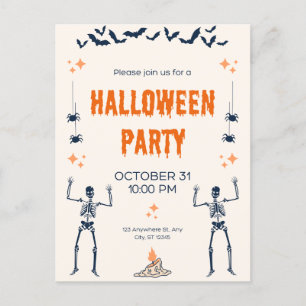 Cartes d'invitation Halloween !