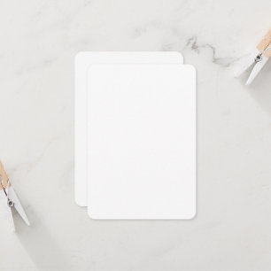 Cartes d'invitation mat 3,5x5 personnalisées   Coi