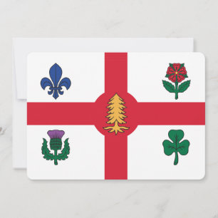 Cartes d'invitation patriotiques avec drapeau de M