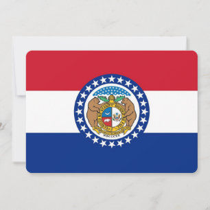 Cartes d'invitation patriotiques avec Drapeau du M