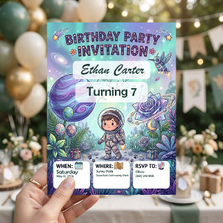 Cartes d'invitation personnalisées pour anniversai