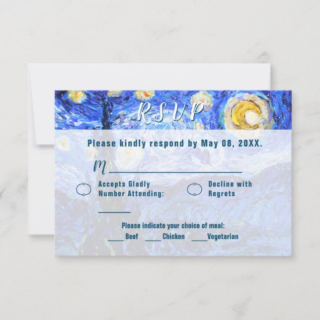 Cartes d'invitation personnalisées pour mariage nu (Devant)