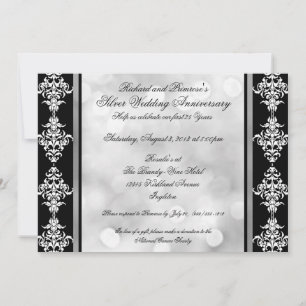 Cartes d'invitation personnalisées pour noces d'ar