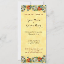 Cartes d'invitation personnalisées pour une fête d