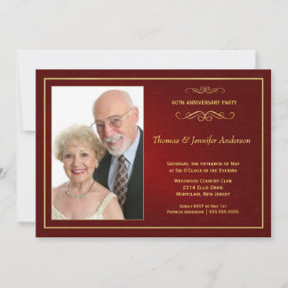 Cartes d'invitation photo pour anniversaire de mar