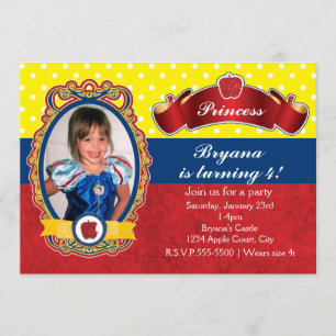 Cartes d'invitation photo pour fête d'anniversaire