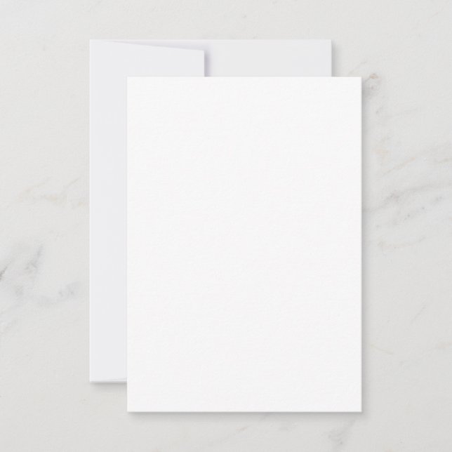 Cartes d'invitation plates mates 3,5x5 personnalis (Devant)