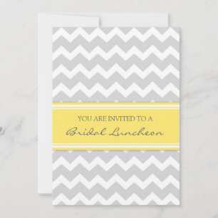 Cartes d'invitation pour déjeuner nuptial Lemon Gr