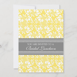 Cartes d'invitation pour déjeuner nuptial Lemon Gr