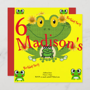 cartes d'invitation pour enfants