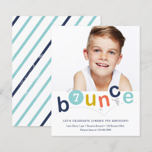 Cartes d'invitation pour fête d'anniversaire Budge