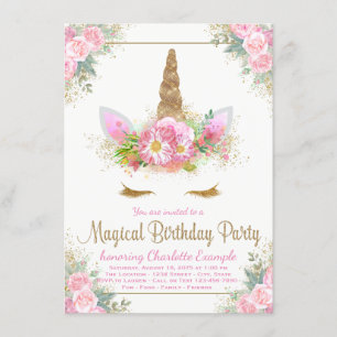 Cartes d'invitation pour fête d'anniversaire de fi