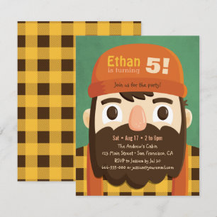 Cartes d'invitation pour fête d'anniversaire de ga