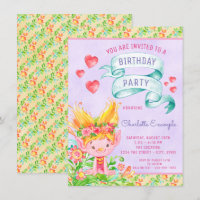 Cartes d'invitation pour fête d'anniversaire de Tr