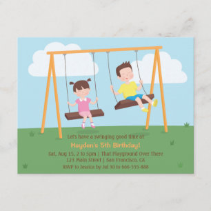 Cartes d'invitation pour fête d'anniversaire d'enf