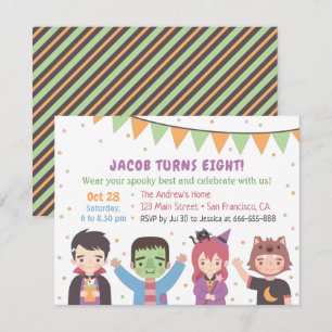 Cartes d'invitation pour fête d'anniversaire d'enf