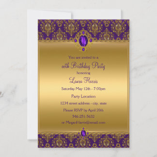 Cartes d'invitation pour fête d'anniversaire en Da
