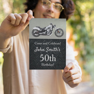 Cartes d'invitation pour fête d'anniversaire en mo