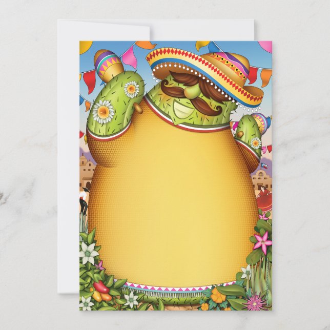 Cartes d'invitation pour Fiesta (Devant)