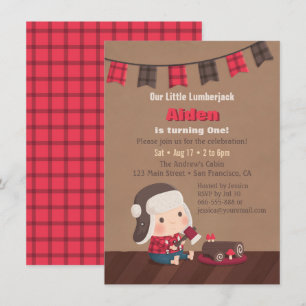 Cartes d'invitation pour la 1ère fête d'anniversai