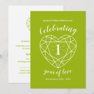 Cartes d'invitation pour la fête de célébration de