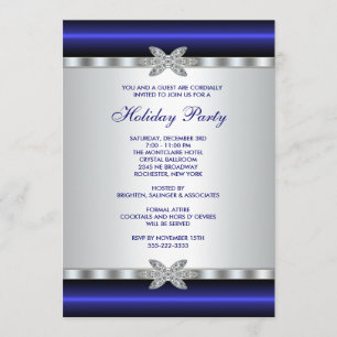Cartes d'invitation pour la fête de Noël d'entrepr