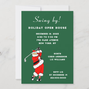 Cartes d'invitation pour la fête de Noël Open Hous