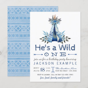 Cartes d'invitation pour la première fête d'annive