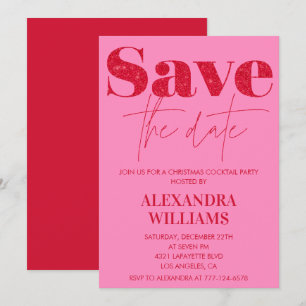 Cartes d'invitation pour la soirée cocktail de Noë
