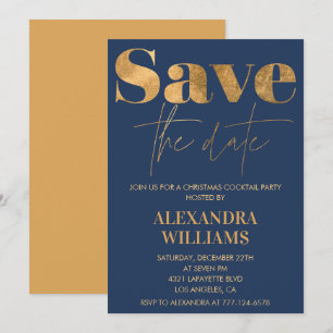 Cartes d'invitation pour la soirée cocktail de Noë