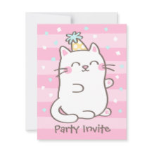 Cartes d'invitation pour l'anniversaire de filles 